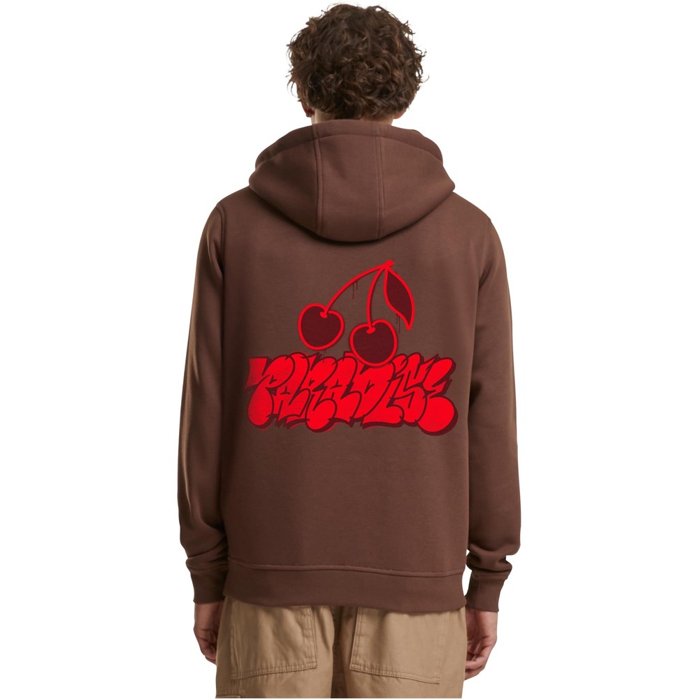 Mister Tee - Bold Cherries Hoodie - Brown